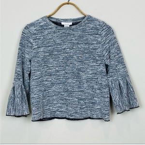 URBAN Romantics | Bell Sleeve Boucle Knit Top